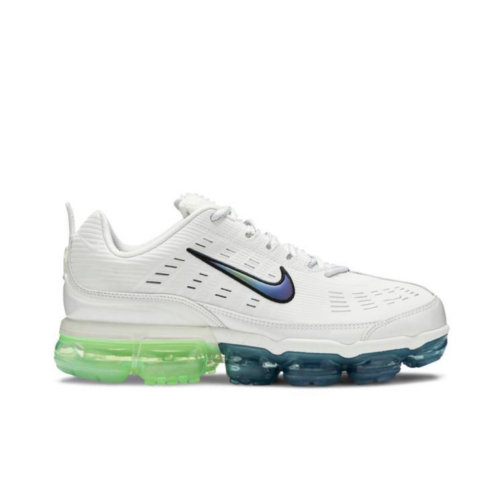 Nike Men's White and Blue VaporMax Shoes